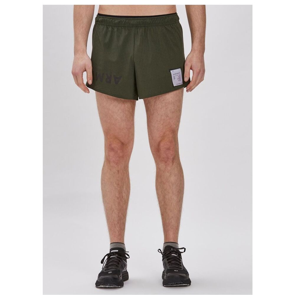 Satisfy Short Distance 2.5" Shorts (Army) – Deru size 2/ Medium